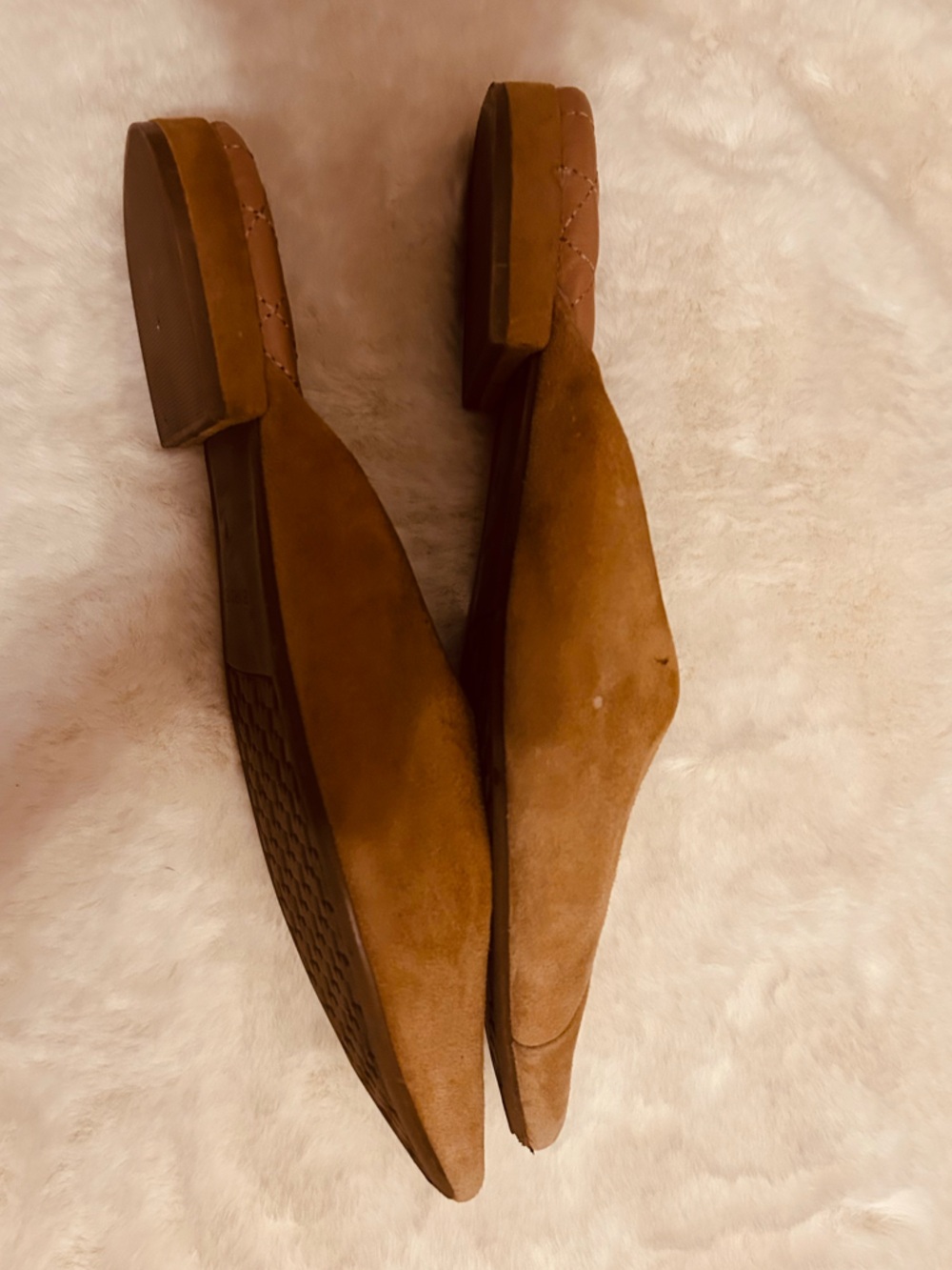 Birdies The Swan suede mules in the Golden Oak color Size 7 - Picture 6 of 14